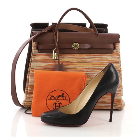 hermes herbag 29|hermes herbag long strap.